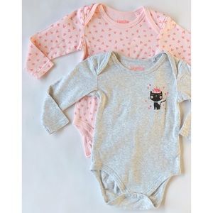 Lupilu • 2x Long Sleeved Onesies